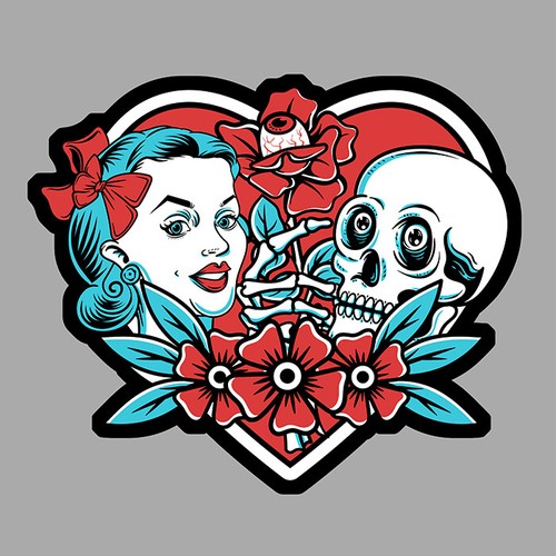Tete mort coeur - tete,