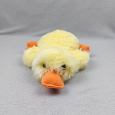 Peluche doudou canard jaune