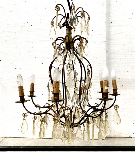 Lustre louis bronze à - en,