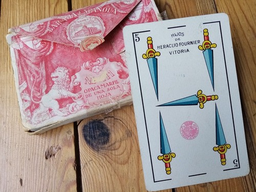 1950 ancien jeu cartes a - ancien,