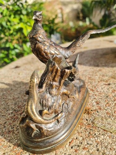 Bronze signé jules moigniez - signé,