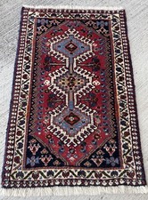 Tapis 90x55cm Yalameh-Shïraz Carpet tappeto teppich rugs Alfombra Matta Teppe