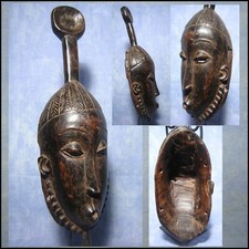 MASQUE BAOULE KPAN rci AFRICANTIC art tribal africain ancien premier AFRICAN