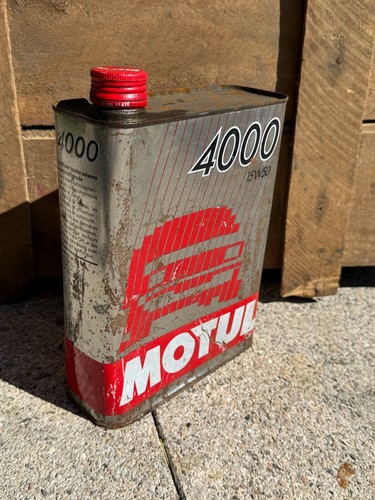 Ancien bidon huile motul - bidon, d'huile