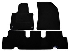 Tapis De Sol Velours Sur Mesure Pour Citroen C4 Picasso 2 2013-2019 3-Pcs Noir