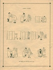  Document ancien Godefroy - J L  Forain issue des annales comiques de 1904