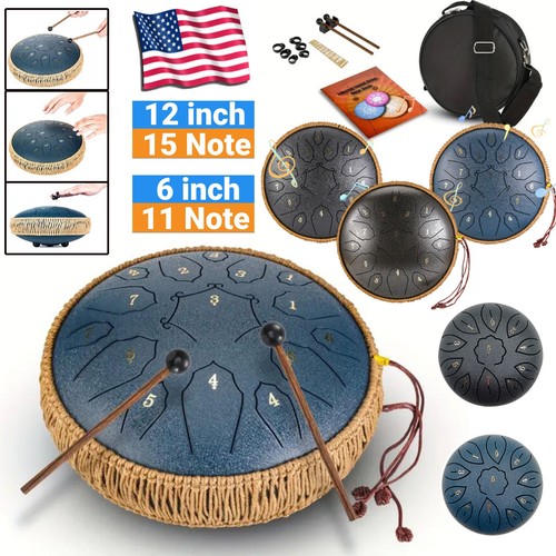 Steel tongue drum - steel, 12