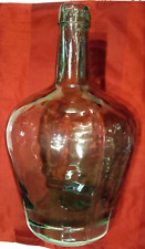  Bonbonne dame jeanne   en verre moullé  bullé VIRESA 