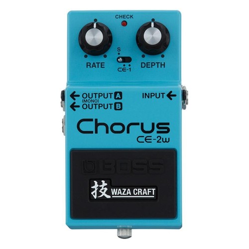 Pédale effets boss 2w - d'effets, ce-2w