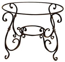 Base De Table En Fer Plein