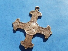 MEDAILLE CROIX  bronze PAPE