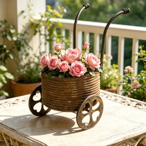Conteneur chariot fleurs - conteneur,