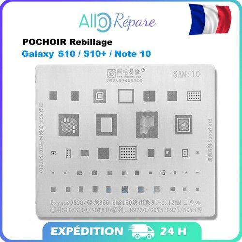 Pochoir rebillage bga - pochoir,