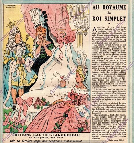 Royaume roi simplet - roi,