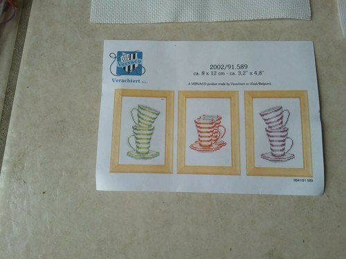 Kit broderie point croix - broderie,