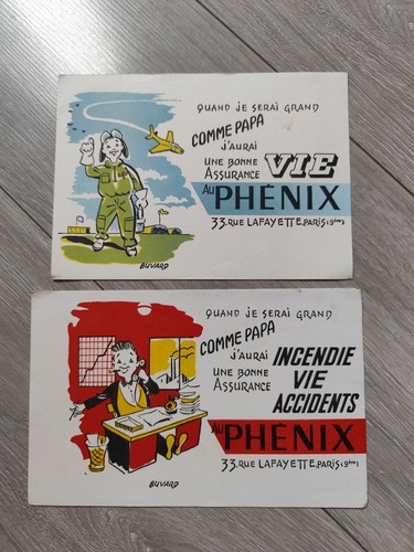 Ancien buvard publicitaire - ancien,