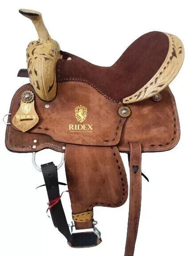Selle cuir brut western - cuir,