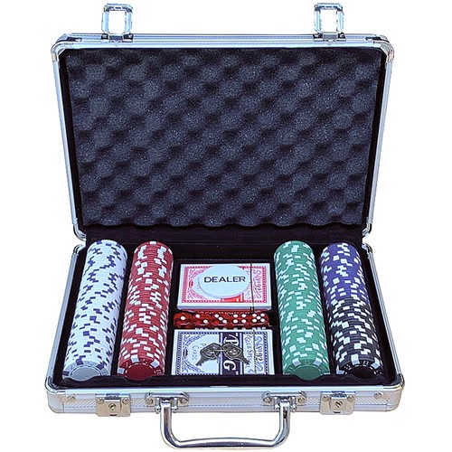 Coffret poker aluminium 200 - poker,