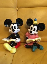 figurine Mickey Minnie ceramique 