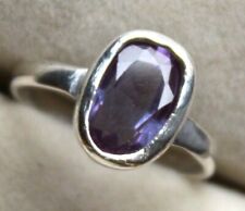 Alexandrite Pourpre de 8,90 ct - Bague Argent 925 - Certificat AGI