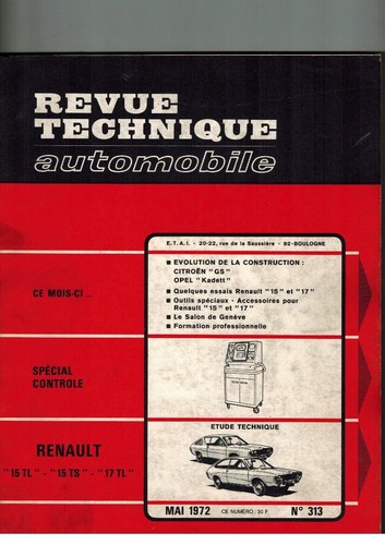 Revue technique 313 renault - revue,