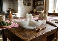 saliere poules opaline de