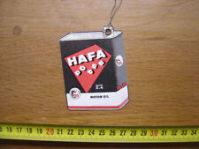 Publicite Etiquette vidange HAFA DOPEE Moteur Boite Pont Graissage AUTOMOBILE