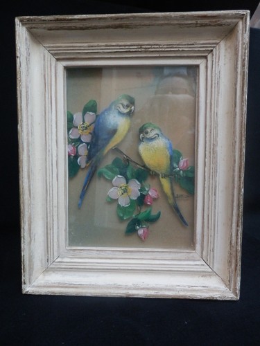 Ancienne peinture sur verre - sur,