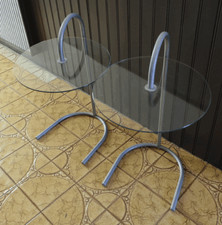 PAIRE TABLES D'APPOINT RY IKEA ANNÉES 80'S TBE