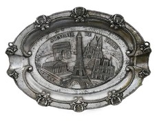 Cendrier ancien en étain