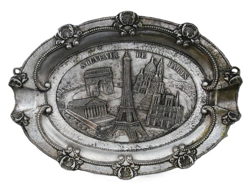 Cendrier ancien étain - cendrier, en