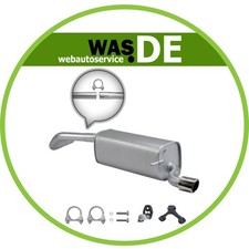 silencieux arrière  échappement pour Audi A1 1.2 TFSI/ VW Polo 1.2 TSI