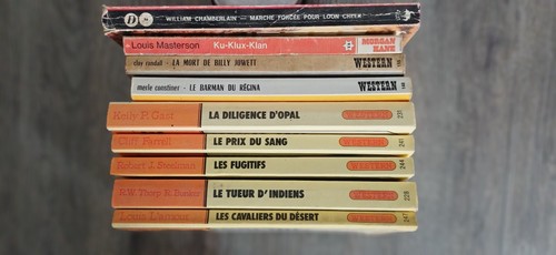 Lot livres western - 9,