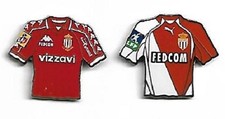 lot de 2 pin's football maillot as monaco