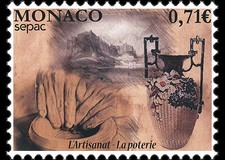 Monaco 2017 SEPAC Craft pottery artisanat poterie Töpferhandwerk ceramiche  1v