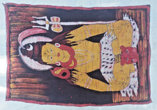 Shiva Tenture indienne Batik