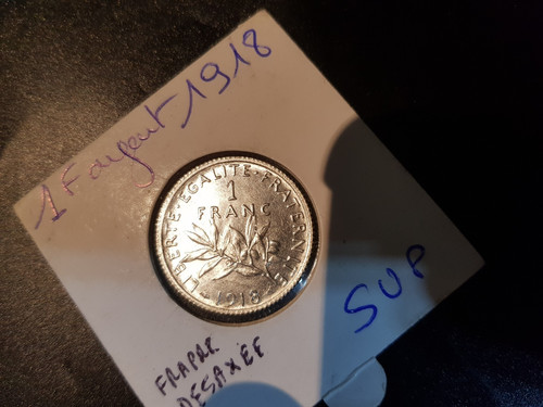 Franc argent semeuse - argent, de