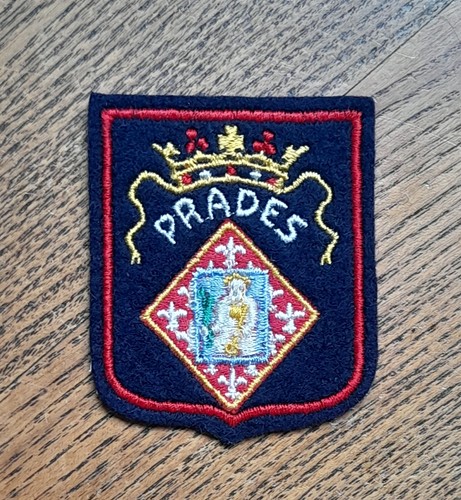 Ecusson brodé prades - prades, (66)