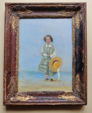 Peinture à l'huile sur papier