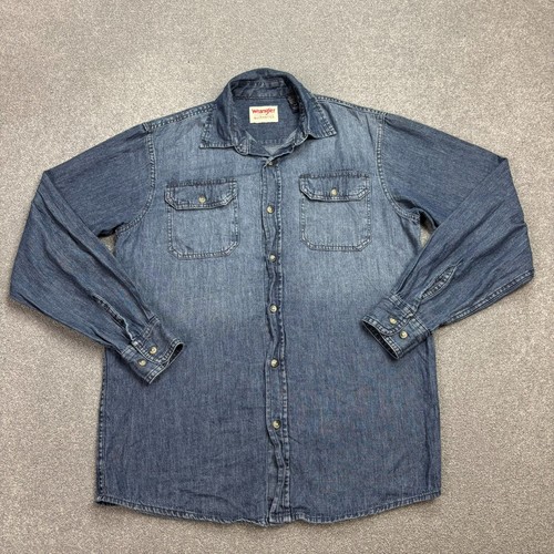 Chemise jean wrangler - chemise,