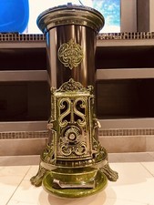 poêle à bois Godin  Le Petit 3720 A vintage complètement restauré à  neuf.