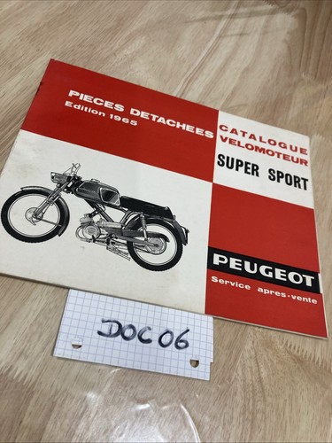 Peugeot parts list vélomoteur