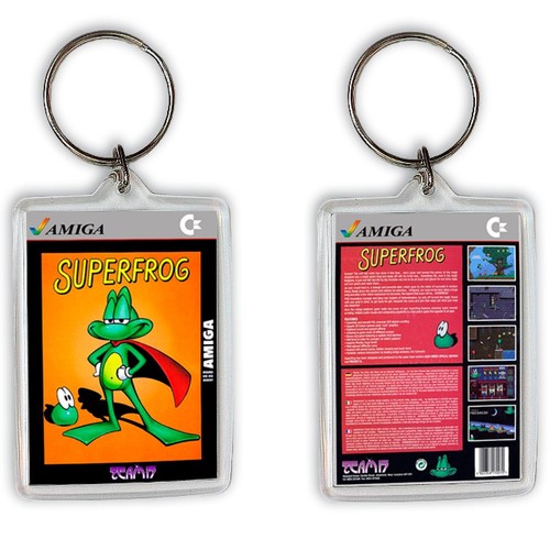 Superfrog amiga porte clés - amiga, porte-clés