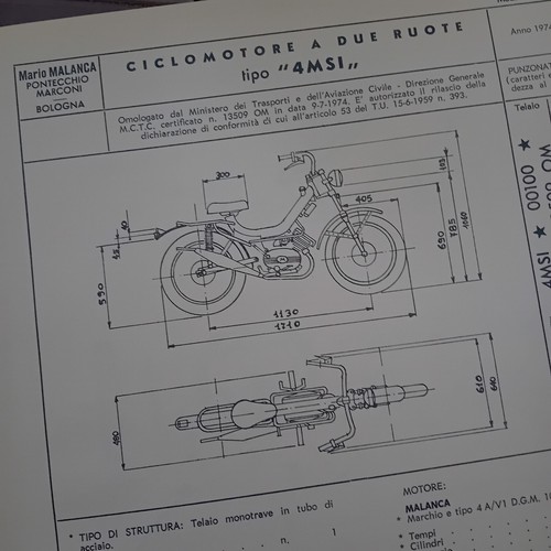 Malanca 4msi 1974 - 1974, fiche