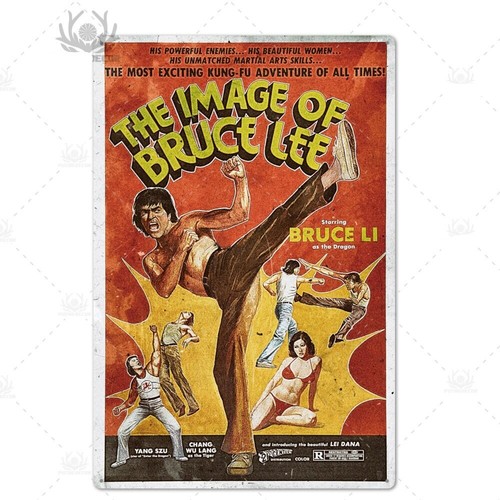 Plaque métal film - plaque, bruce
