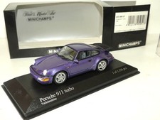 PORSCHE 911 TURBO 964 1990 Violet MINICHAMPS 1:43