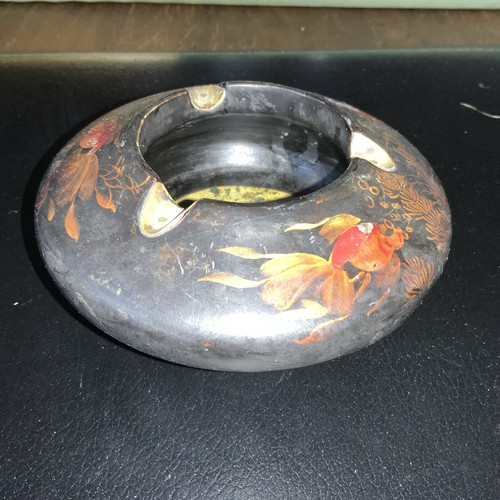 Cendrier laque ancien japon - cendrier, en