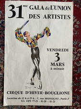 Affiche ancienne Gala de