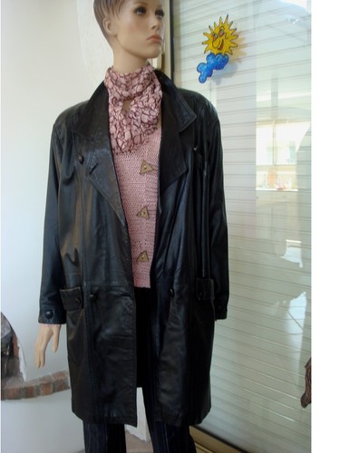 Manteau cuir d - d, agneau