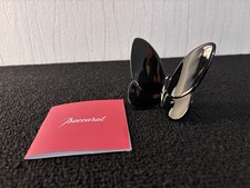 Papillon noir en cristal de